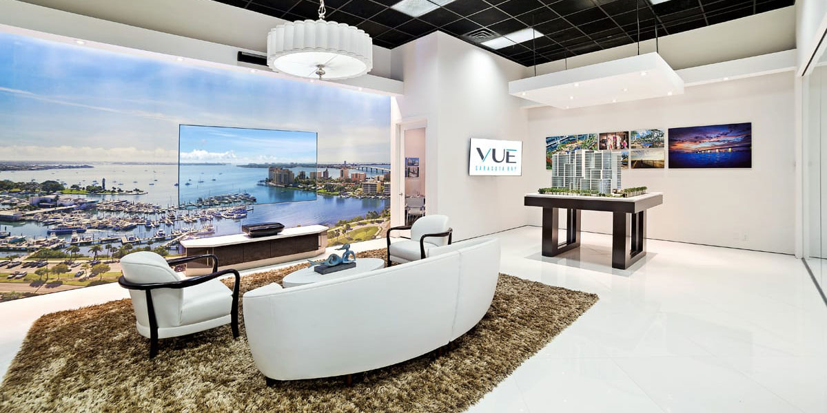 VUE Sarasota BaySales Environment Design