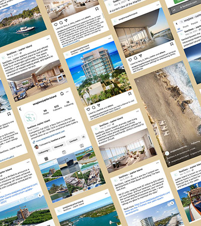 collage of Social Media Campaigns