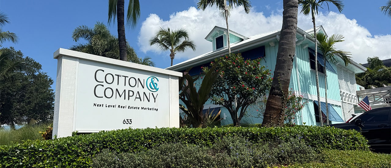 Cotton & Company Exterior and Sign