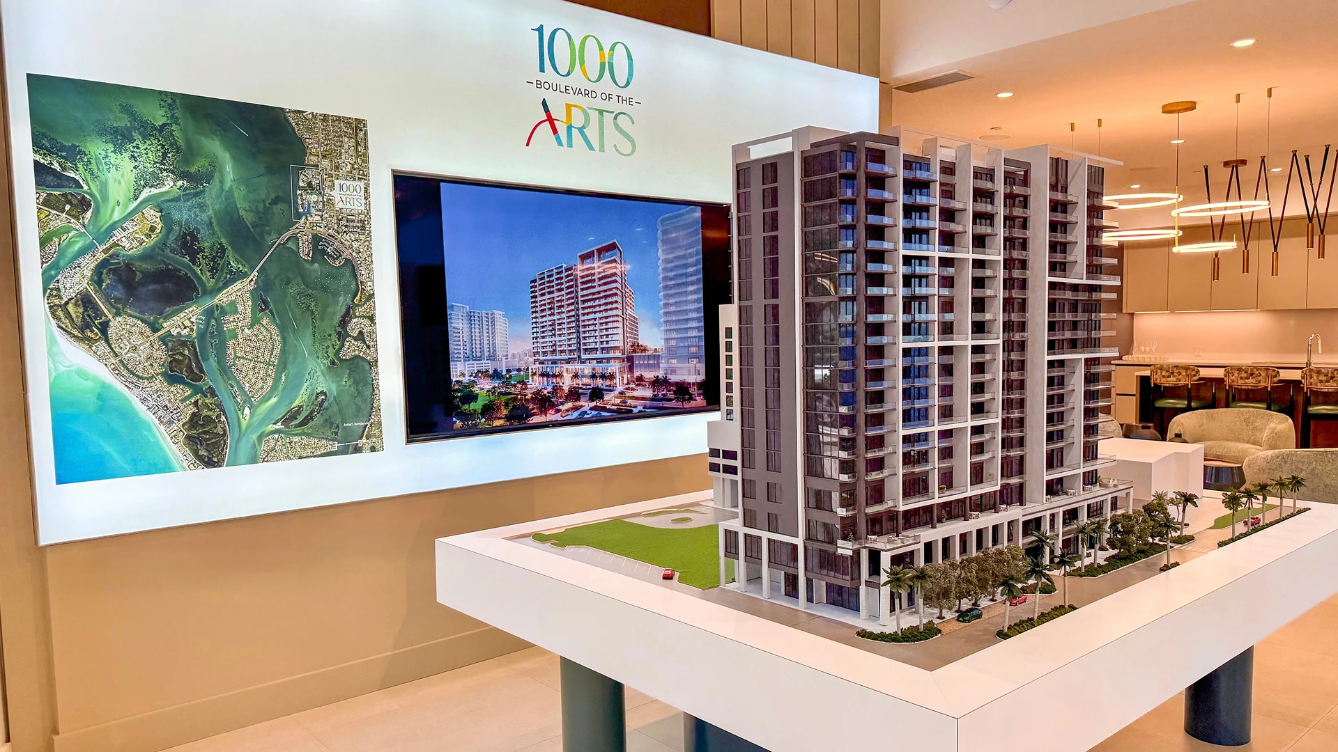 1000 Boulevard of the Arts Print Design